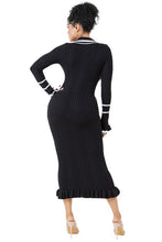Load image into Gallery viewer, WOMEN FASHION LONG MAXI KNIT DRESS