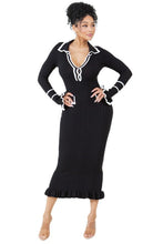 Load image into Gallery viewer, WOMEN FASHION LONG MAXI KNIT DRESS