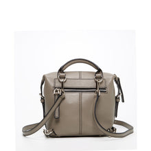 Load image into Gallery viewer, Gray Leather Backpack Purse for Women Convertible Crossbody Bag Medium - florentclothing store