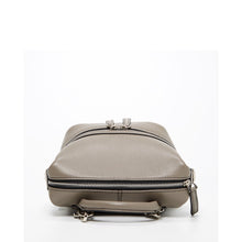Load image into Gallery viewer, Gray Leather Backpack Purse for Women Convertible Crossbody Bag Medium - florentclothing store