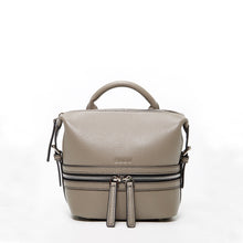 Load image into Gallery viewer, Gray Leather Backpack Purse for Women Convertible Crossbody Bag Medium - florentclothing store