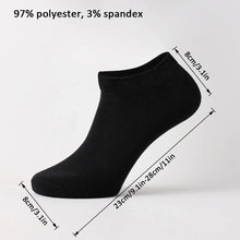 Load image into Gallery viewer, 4/5/10/20/40 Pairs of Solid Color Socks, Soft and Lightweight Ankle