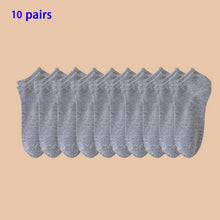 Load image into Gallery viewer, 4/5/10/20/40 Pairs of Solid Color Socks, Soft and Lightweight Ankle