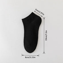 Load image into Gallery viewer, 4/5/10/20/40 Pairs of Solid Color Socks, Soft and Lightweight Ankle