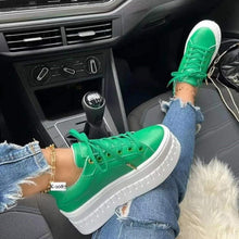 Load image into Gallery viewer, Flat Womens Sneakers Casual Platform Women's Shoes