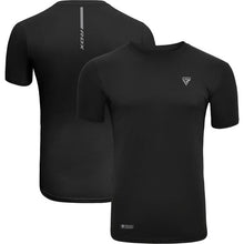 Load image into Gallery viewer, RDX T2 Black Short Sleeves Sweat-Wicking Gym T-Shirt