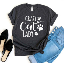 Load image into Gallery viewer, Crazy Cat Lady T-shirt - florentclothing store