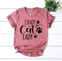 Load image into Gallery viewer, Crazy Cat Lady T-shirt - florentclothing store