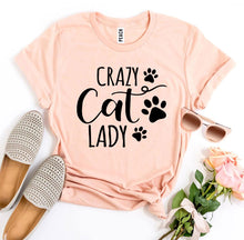 Load image into Gallery viewer, Crazy Cat Lady T-shirt - florentclothing store