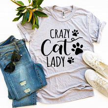 Load image into Gallery viewer, Crazy Cat Lady T-shirt - florentclothing store