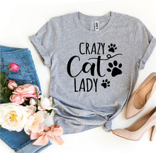 Load image into Gallery viewer, Crazy Cat Lady T-shirt - florentclothing store