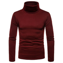 Load image into Gallery viewer, Autumn Winter Tops Fashion Mens Casual Slim Fit Basic Turtleneck Knitted Sweater - FlorentClothingStore