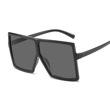 Load image into Gallery viewer, Oversized Shades Sunglasses Women Black Fashion Square Big Frame Sun Glasses - FlorentClothingStore
