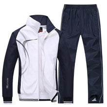 Load image into Gallery viewer, Men Sportswear New Spring Autumn Tracksuit 2 Piece Sets Sports Suit Jacket+Pant Sweatsuit - FlorentClothingStore