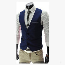 Load image into Gallery viewer, 2022 New Arrival Dress Vests For Men Slim Fit  Suit Vest  Waistcoat Gilet - FlorentClothingStore