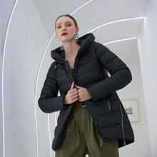 Load image into Gallery viewer, Women warm hooded winter coat women jacket casual parkas jacket - florentclothing store 
