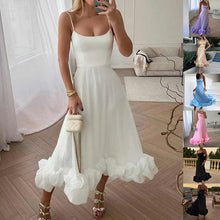 Load image into Gallery viewer, Fashion Suspenders Large Flower Swing Three-dimensional Flower A- Line
