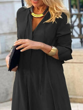 Load image into Gallery viewer, Full Size Solid Color Maxi Shirt Dress Plus Size - florentclothing store 
