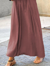 Load image into Gallery viewer, Full Size Solid Color Maxi Shirt Dress Plus Size - florentclothing store 
