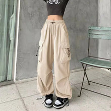 Load image into Gallery viewer, 2024 Women Casual Joggers Tech Pants Solid Low Waist Pants Drawstring
