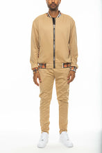 Load image into Gallery viewer, Checkered Detail Track Jacket Set
