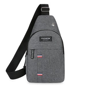 Chest Bag Men's One Shoulder Crossbody Bag Large Capacity Outdoor