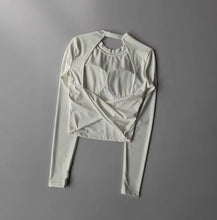 Load image into Gallery viewer, Sexy Short Backless Fixed Chest Pad Sports T-shirt Vest Women&#39;s Tight
