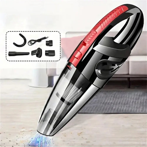 Portable Car Wireless Vacuum Cleaner Powerful Suction Rechargeable - florentclothing store 
