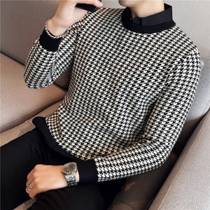 2022 Brand Clothing Men Winter Thermal Knitting Sweater/Male Slim Fit High Quality