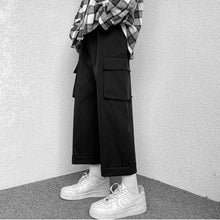 Load image into Gallery viewer, Fashion brand Japanese loose straight leg workwear pants for men&#39;s
