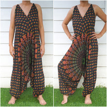 Load image into Gallery viewer, Chakra Hippie Jumpsuits, Boho Rompers, Festival Clothing
