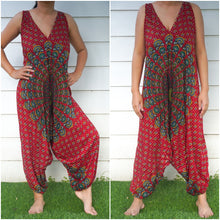 Load image into Gallery viewer, Chakra Hippie Jumpsuits, Boho Rompers, Festival Clothing
