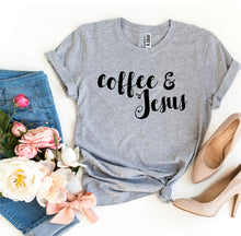 Load image into Gallery viewer, Coffee And Jesus T-shirt
