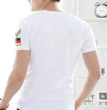 Load image into Gallery viewer, Mens Slim Fit Tee Shirt with Army Badge
