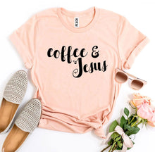 Load image into Gallery viewer, Coffee And Jesus T-shirt
