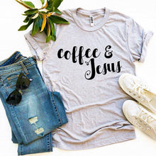 Load image into Gallery viewer, Coffee And Jesus T-shirt
