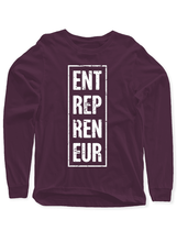 Load image into Gallery viewer, Entrepreneur Vertical Full Sleeves T-shirt.
