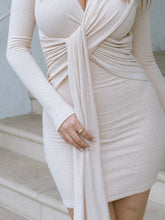 Load image into Gallery viewer, Elyse Long Sleeve Wrap Dress
