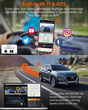 Load image into Gallery viewer, VANTRUE E2 2.5K WiFi Dual Dash Cam with GPS Voice Control Front and Rear 1944P+1944P,2.45 Mini Car Dash Camera  Parking
