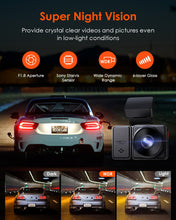 Load image into Gallery viewer, VANTRUE E2 2.5K WiFi Dual Dash Cam with GPS Voice Control Front and Rear 1944P+1944P,2.45 Mini Car Dash Camera  Parking
