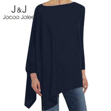 Load image into Gallery viewer, Jocoo Jolee Women Causal Long Sleeve Cotton Blouse Spring Loose Irregular Shirt - FlorentClothingStore 
