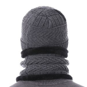 Brand Skullies Beanies Men&#39;s Winter Hats For Men Scarf Knitted Hat Cap Winter Hat  X Gorro Bonnet Caps - FlorentClothingStore 