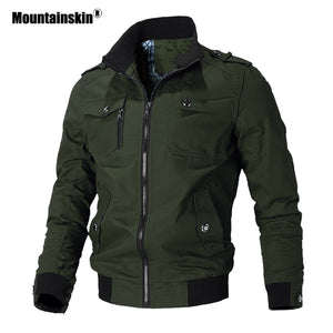 Mountainskin Casual Jacket Men Spring Autumn Army Military Jackets Mens Coats Male Outerwear Windbreaker Brand Clothing SA779 - FlorentClothingStore 