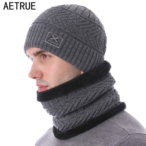 Brand Skullies Beanies Men's Winter Hats For Men Scarf Knitted Hat Cap Winter Hat  X Gorro Bonnet Caps - FlorentClothingStore 