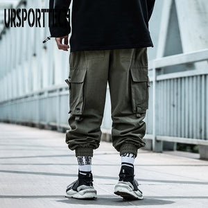 Cargo Pants Men Hip Hop Harem Pant Streetwear Harajuku Track Jogger Sweatpant Cotton - FlorentClothingStore 