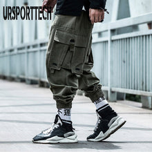 Load image into Gallery viewer, Cargo Pants Men Hip Hop Harem Pant Streetwear Harajuku Track Jogger Sweatpant Cotton - FlorentClothingStore 
