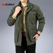 Load image into Gallery viewer, Large Size M-6XL 2022 Spring Autumn Men&#39;s Military Casual Style 100% Cotton Khaki - FlorentClothingStore 
