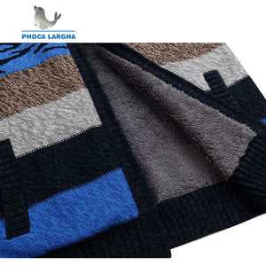 Men&#39;s Knitted Cardigans Sweaters Winter Male Wool Sweater Slim Fit Zipper Sweaters - FlorentClothingStore 