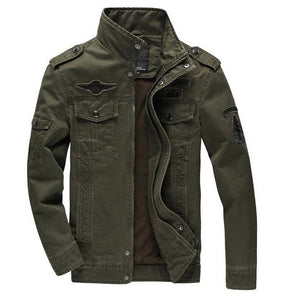 2022 Military Jacket Men Jeans Casual Cotton Coat Plus Size 6XL Army Bomber - FlorentClothingStore 