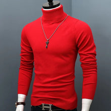 Load image into Gallery viewer, Men Turtleneck Sweaters Slim Fit  Pullover Winter Thick Warm Classic Brand
